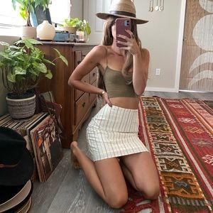 Linen beachy skirt 🐚